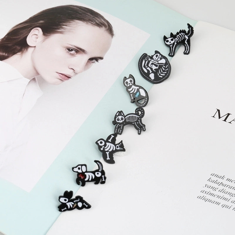 Cartoon Style Pin Alloy Plating No Inlaid Unisex Brooches