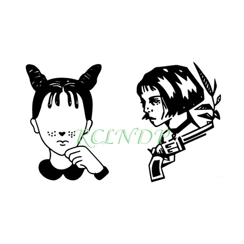 Waterproof Temporary Tattoo Sticker old school sexy love heart pattern Fashion Small Art Flash Tatto Fake Tatoo for Women Men