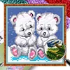 Bead Embroidery - Full Printed 9CT Bears(20x20 CM)