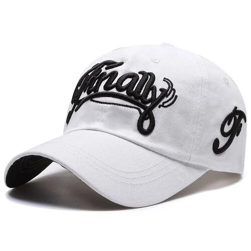 2023 Peaked Cap Spring and SummerCasual All-match Ladies Sun Hat Cotton Letter Embroidery Outdoor Baseball Caps Men