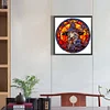 (50*50cm)Stained Glass Halloween - Full Round Drill Diamond Painting