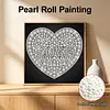 DIY Pearl Painting Love for Home Wall Decor(25x25cm)