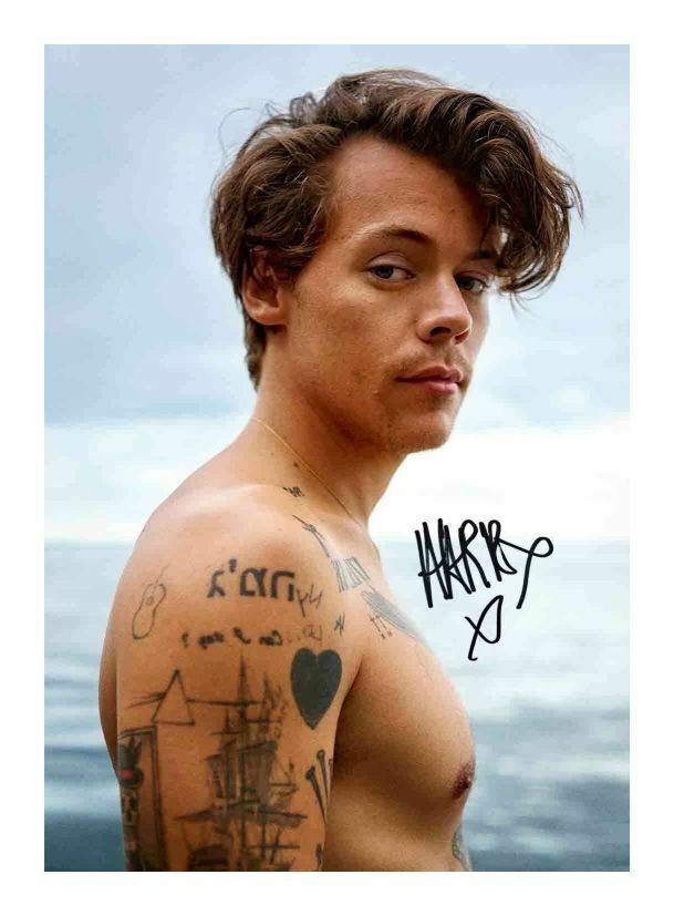 HARRY STYLES AUTOGRAPH SIGNED PP Photo Poster painting POSTER