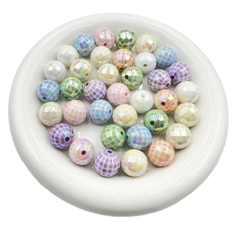 10 PCS/Package 16mm Arylic Geometric Beads