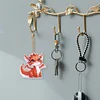 6pcs DIY Dragon Double Side Diamond Painting Keychains