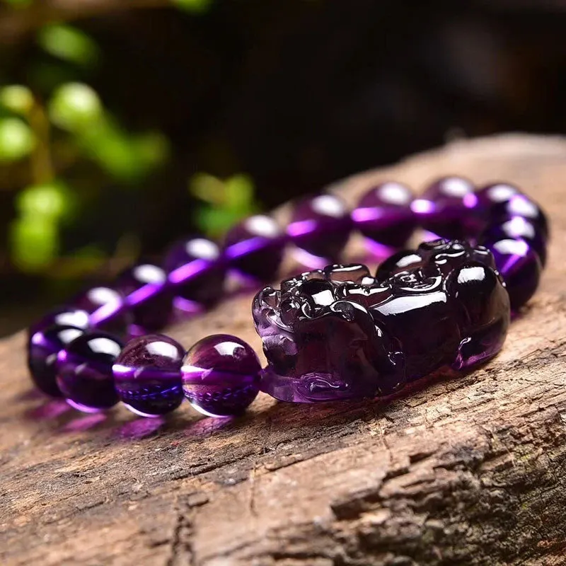 Feng Shui Amethyst Fortune Wealth Bracelet