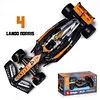 Bimeigao 1:43 F1 Racing Car Model MCL60 McLaren Alloy Car Die-Cast Model Toy Collection Car Model Equation