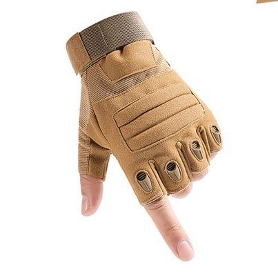 Men's Half-finger Anti-skid And Knife-cut Protective Breathable Sports Outdoor Tactical Gloves-Compassnice®
