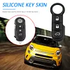 3 Button Flip Remote Key Skin Remote Car Key Pad for Fiat 500 Panda Abarth Punto