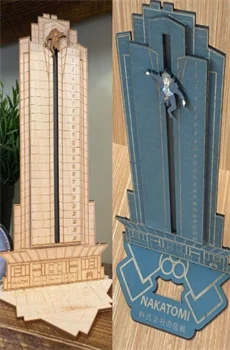 Die Hard Advent Calendar &ndash; Hans Gruber Falling Off Off Nakatomi Plaza