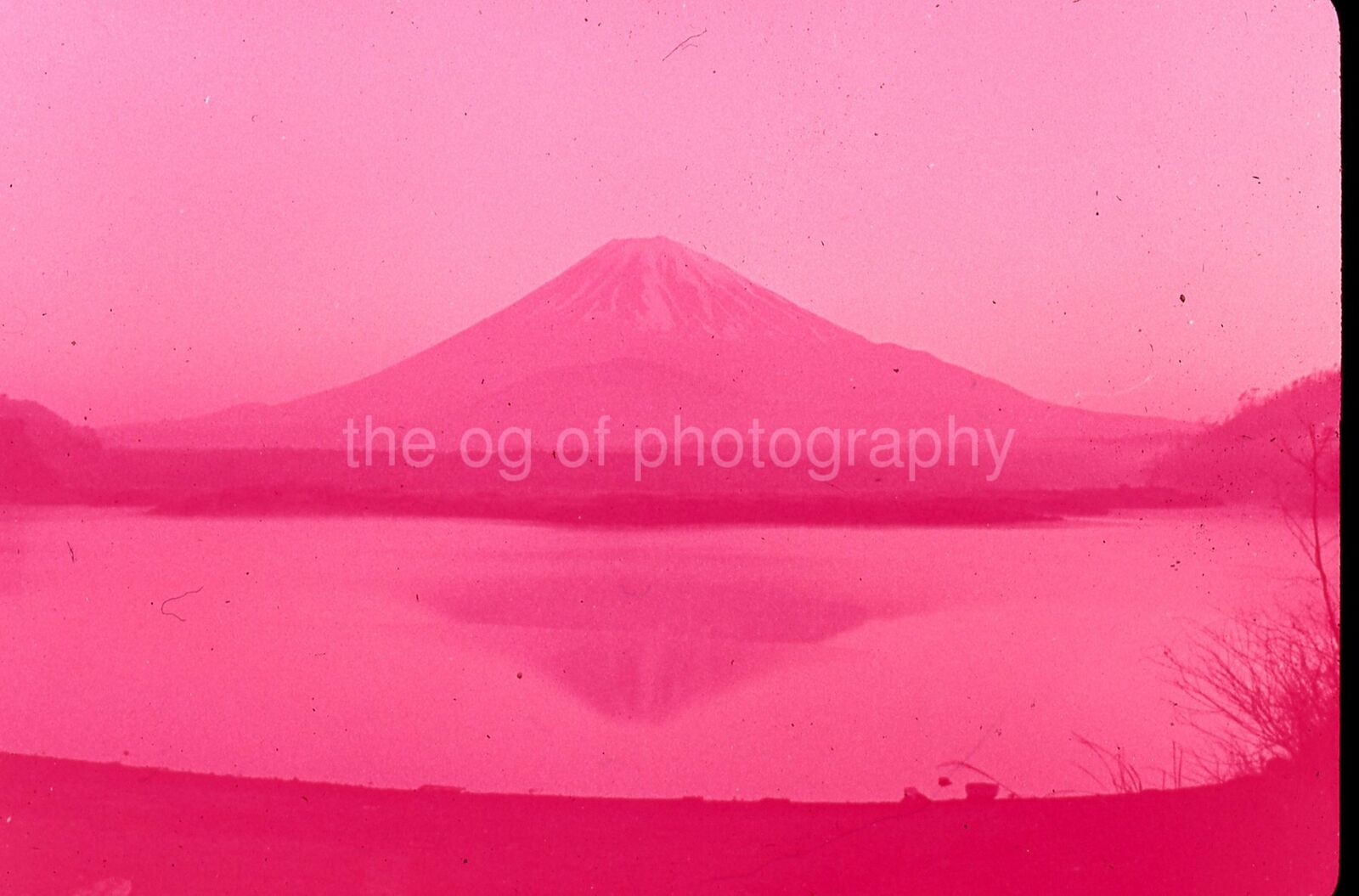 MT. FUGI 35mm Found Slide COLOR Japan ORIGINAL Photo Poster painting 18 T 2 I