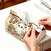 Large Size DIY Cute Ghost Pumpkin Lace Diamond Painting Tissue Box
