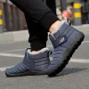 Unisex Winter Wide Thicken Plush Lightweight Waterproof Snow Boots