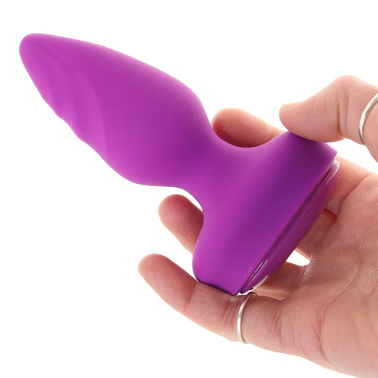 Pornhint 3Some Wall Banger Vibrating Anal Plug in Purple