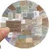 60 PCS Inspiring Quotes Transferable Stickers for DIY Project Laptop Suitcase Decorating