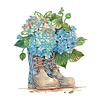 Diamond Painting-DIY Crystal Rhinestone Flower Boot