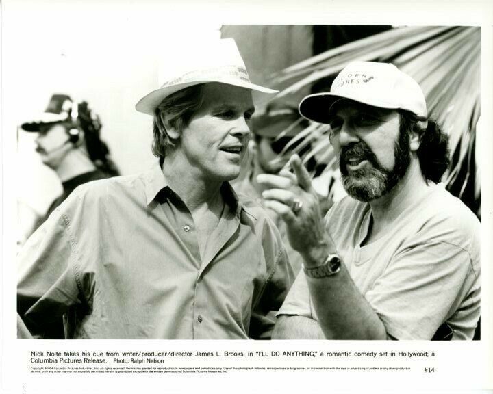 Nick Nolte James L. Brooks I'll Do Anything Original Press 8X10 Photo Poster painting