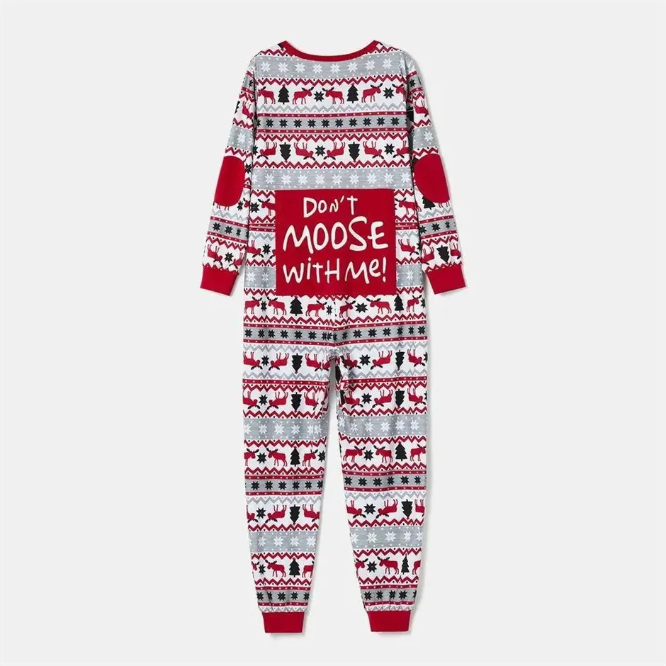 Christmas Christmas pattern pajamas red for the whole family
