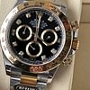 Rolex Cosmograph Daytona Two Tone Yellow Gold & Steel with Diamond Black Dial Replica