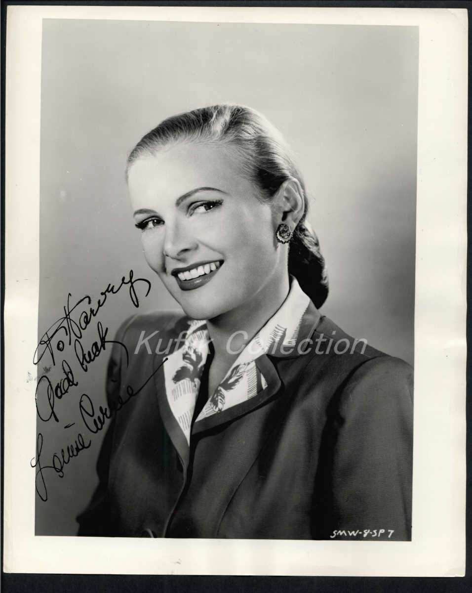 Louise Currie - Signed Vintage Celebrity Autograph Photo Poster painting