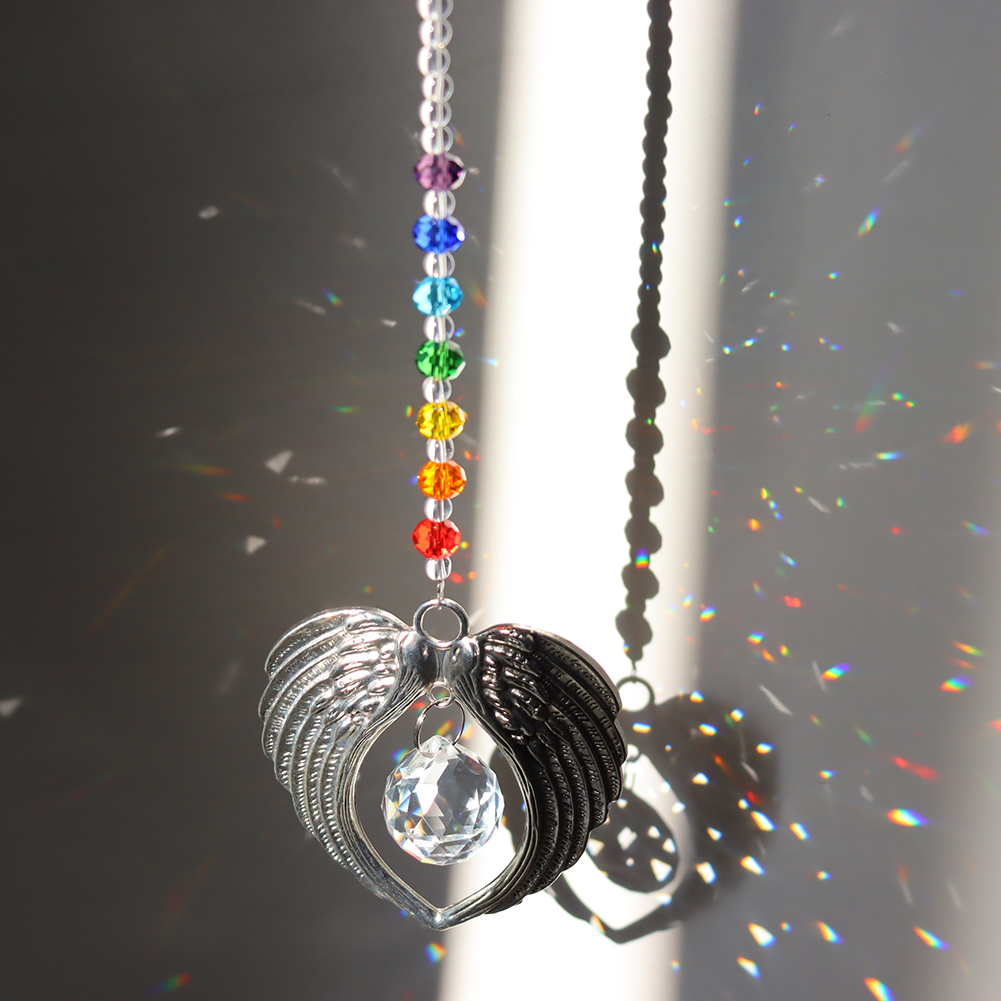 

Angel Wings - Art Crystal Suncatcher, 501 Original