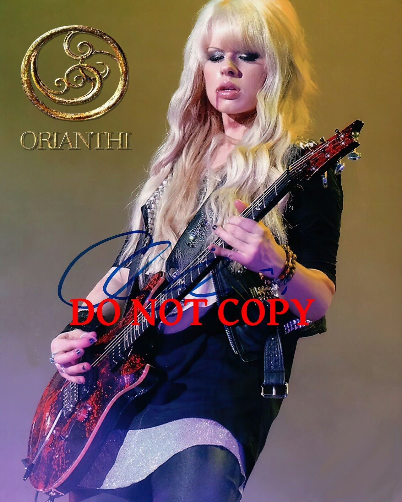 Orianthi - Autographed Signed 8x10 Photo Poster painting (According To You) Reprint