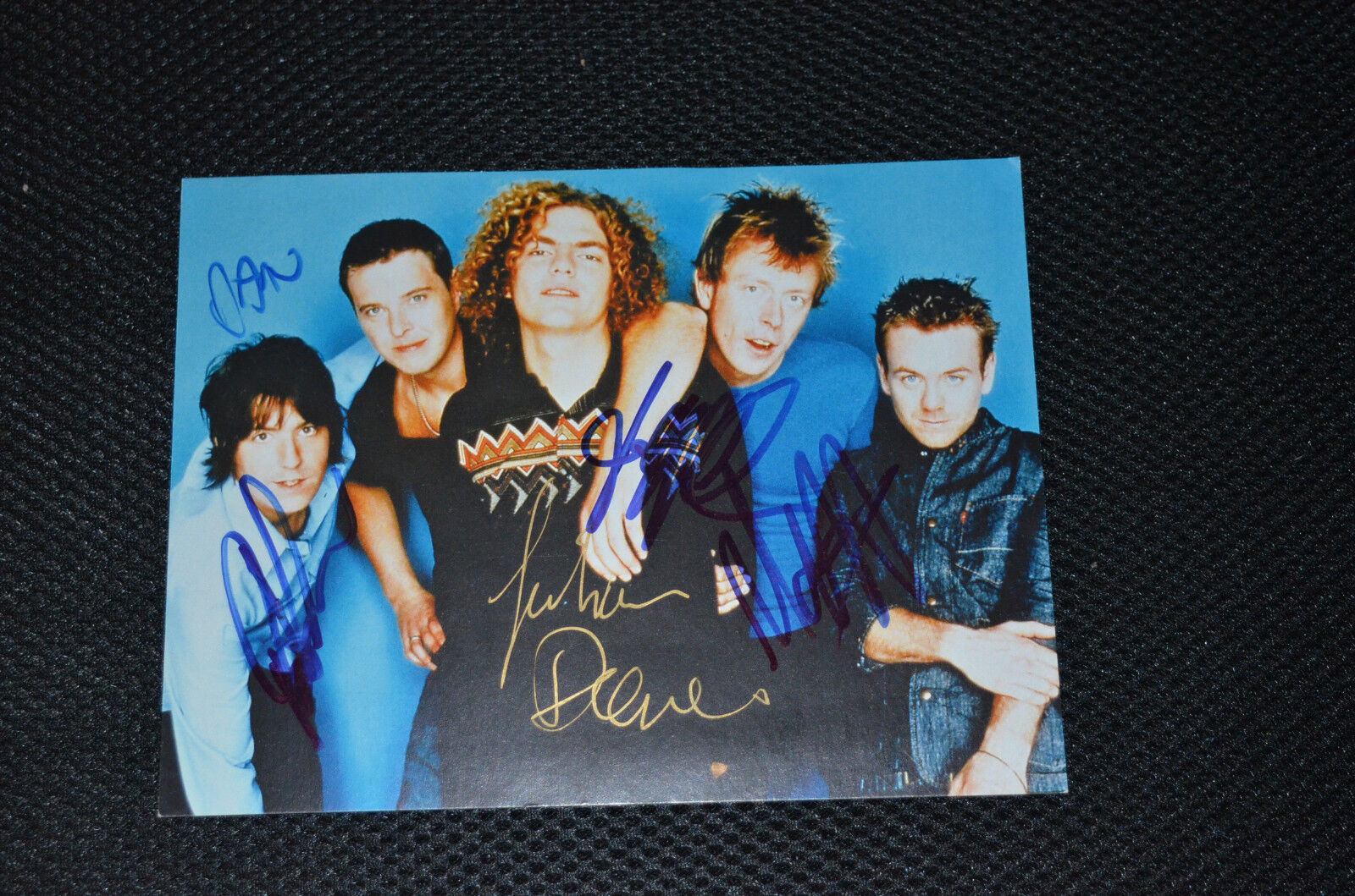 TOPLOADER signed autograph In Person 5x7 (13x18 cm) JOSEPH WASHBOURN full band