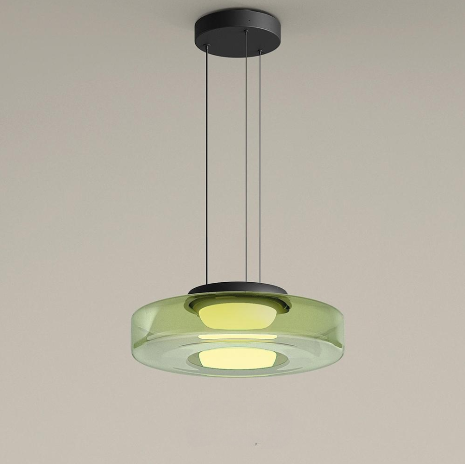 Modern Designer Style Creative Glass Pendant Round Hanging Lighting