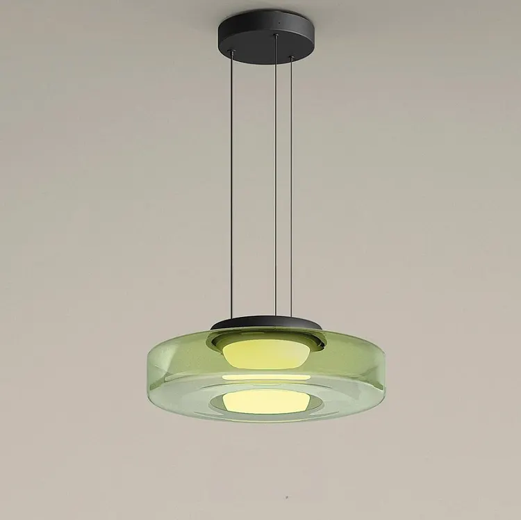 Modern Designer Style Creative Glass Pendant Round Hanging Lighting