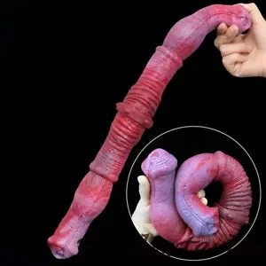 Super Long Anal Plug 18.8'' Dildo Double Head Penis Two BigKnot Lesbian Sex