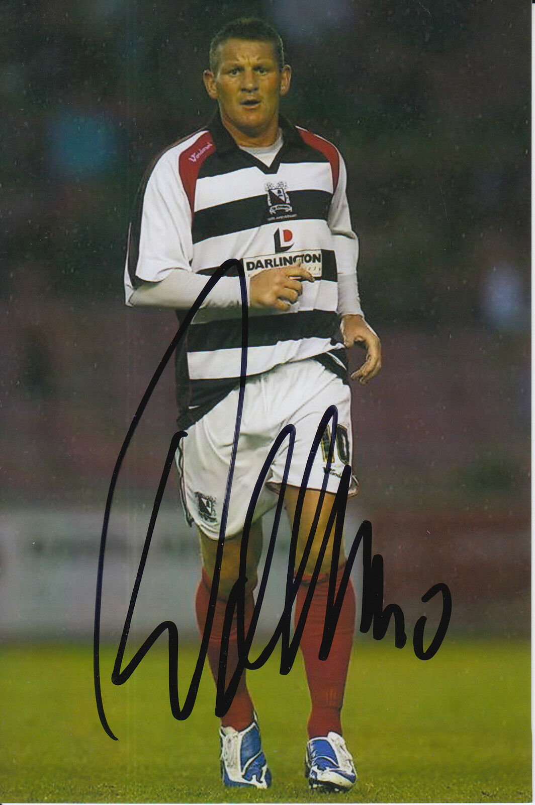 DARLINGTON HAND SIGNED DEAN WINDASS 6X4 Photo Poster painting 1.