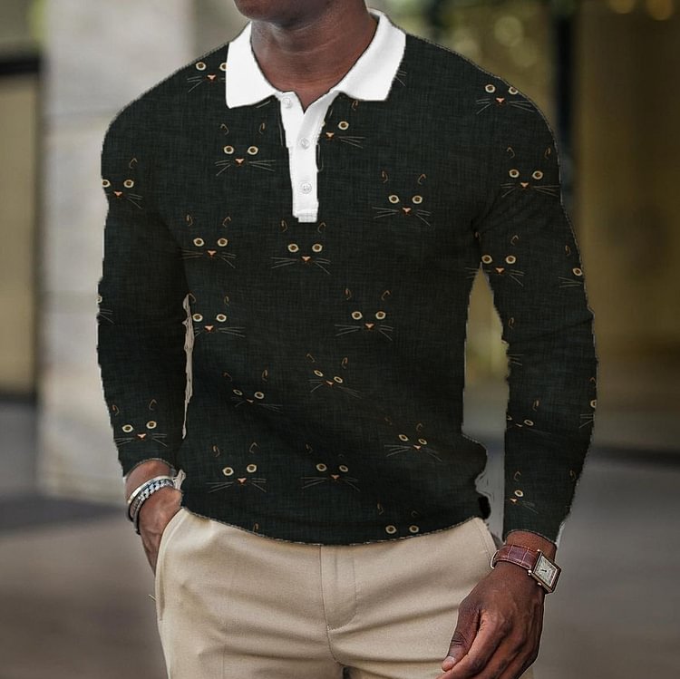 Men's Lapel Polo Shirt