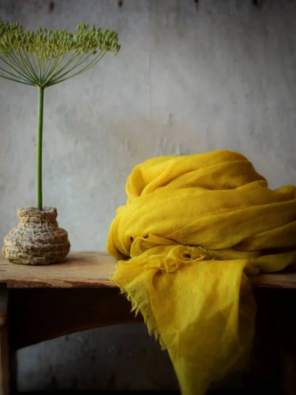 Vintage Frayed Hem Comfy Scarf