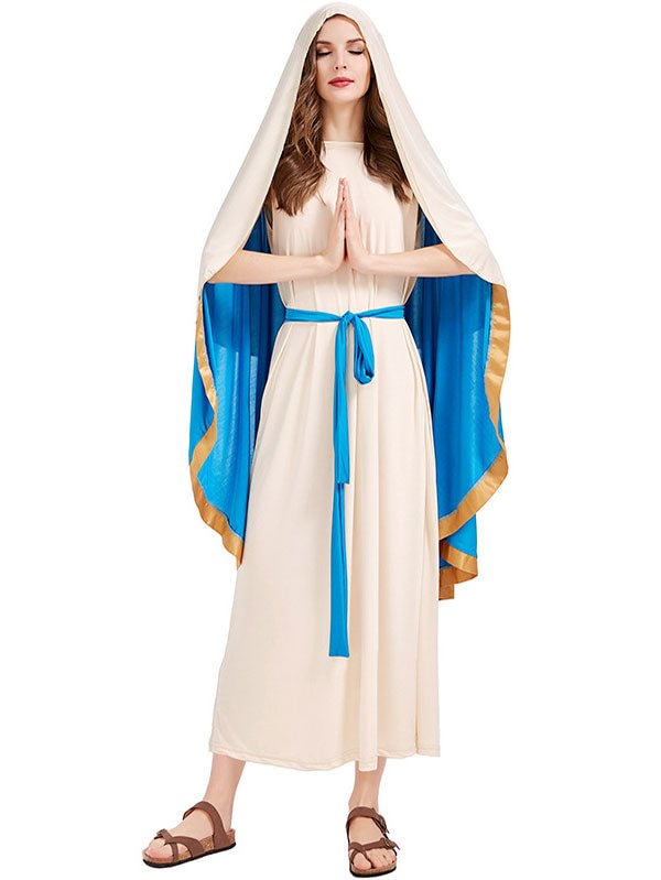 Halloween Costume Virgin Mary Cosplay Costume-elleschic