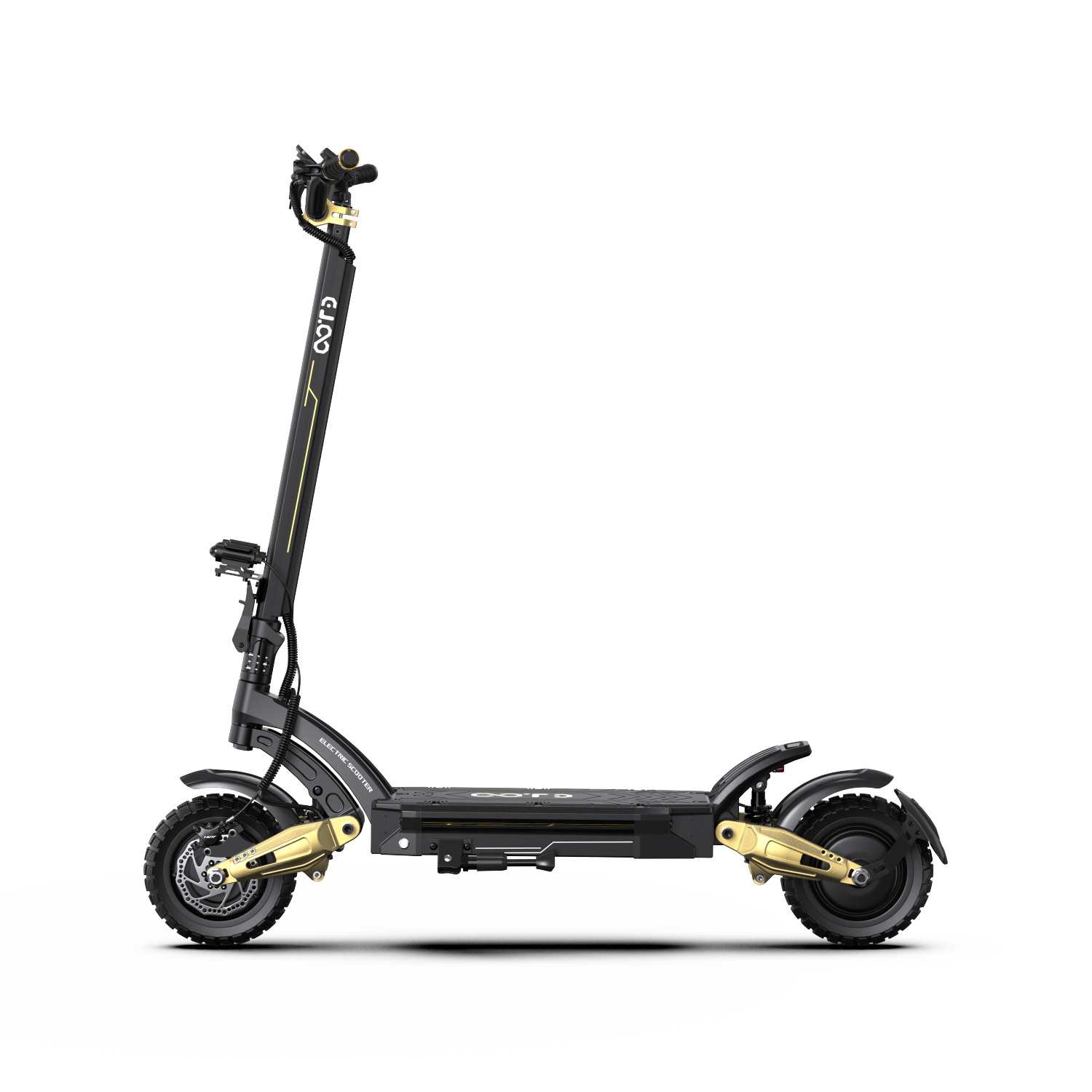 OOTD S30 Electric Scooter, 1200W*2 Motor, 52V 23.4Ah Battery, 10 inch Tires, 65km/h Max Speed, 60km Range, Front & Rear Hydraulic Disc Brake, LCD Display