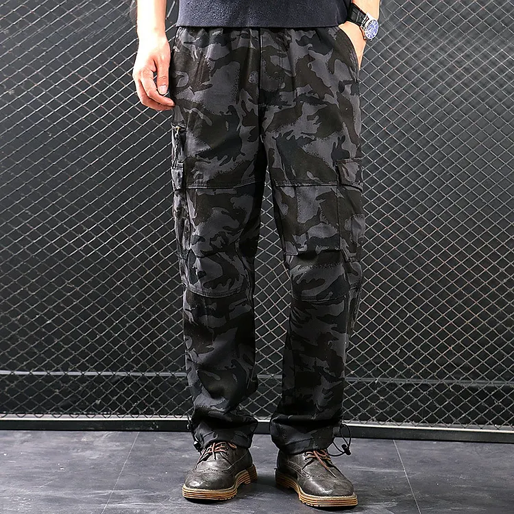 Men's Cargo Pants Hiking Pants Trousers Military Ripstop Breathable Quick Dry Zipper Pocket Pants
