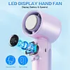 Portable Handheld Personal Turbo Fan USB Rechargeable Cooling Fan 100 Gear Speed