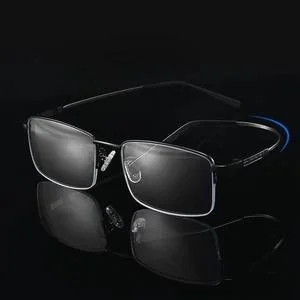 Memory Titanium Anti-blue Light Intelligent Zoom Far And Near Dual-use Reading Glasses