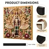 (20x20cm)Nutcracker DIY Pearl Painting Art With Inner Wooden Framed Kit