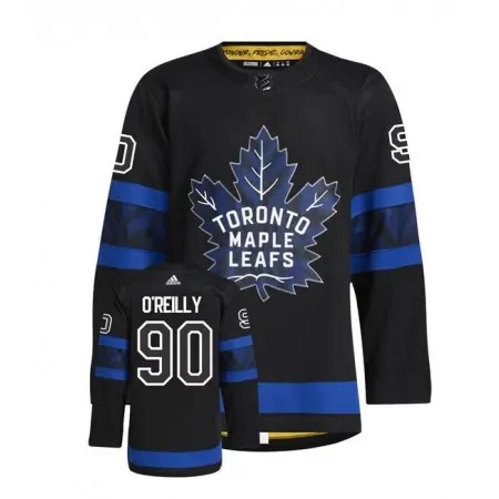 Men's Toronto Maple Leafs #90 Ryan O'Reilly Black Premier  Reversible Stitched Jersey