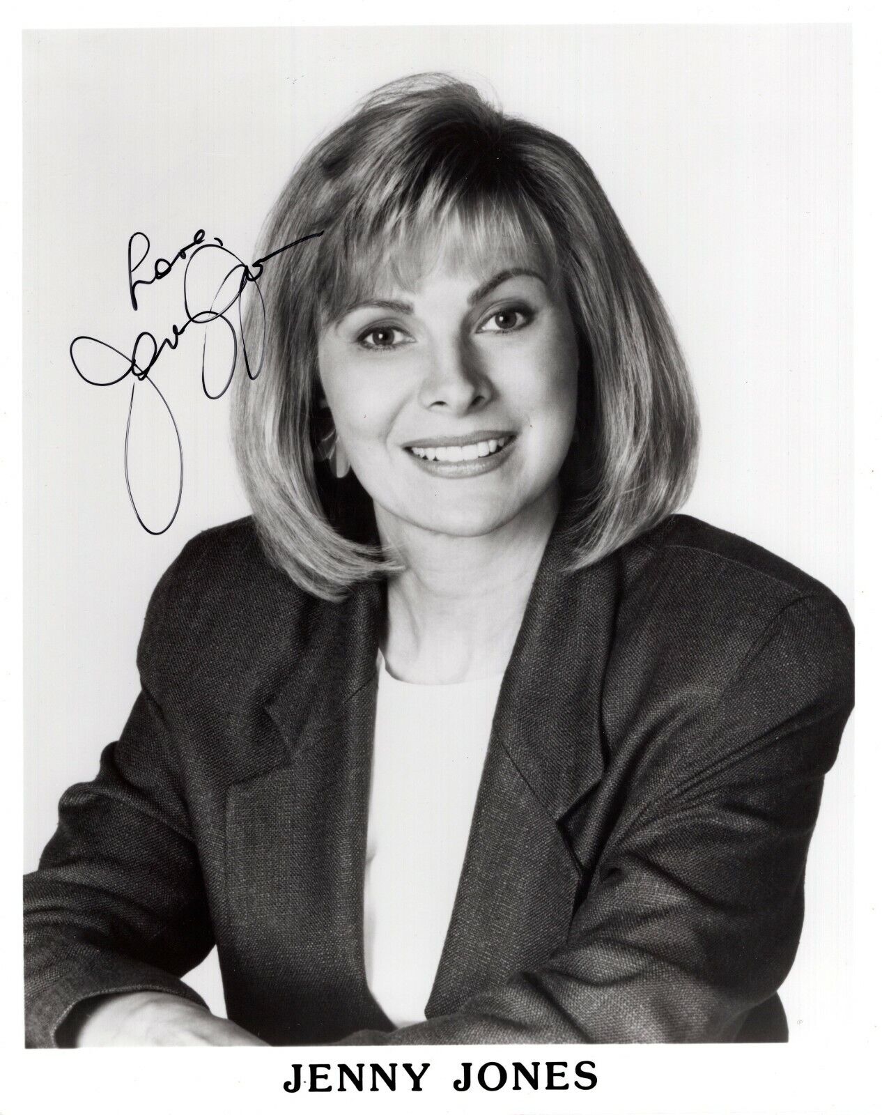 Jenny Jones Talk Show Host Hand Signed Autograph 8x10 Photo Poster painting