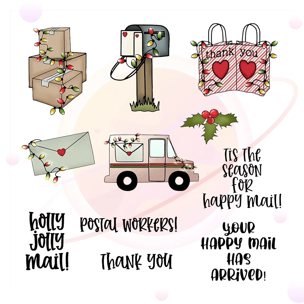 New Postman Love Lock Metal Cutting Dies and Stamp Template for DIY Scrapbooking Photo Album Craft Paper Card Making Decorative