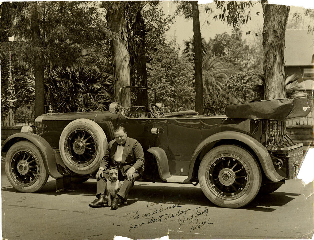 ROSCOE 'FATTY' ARBUCKLE Signed Photo Poster paintinggraph - Film Star Actor - preprint