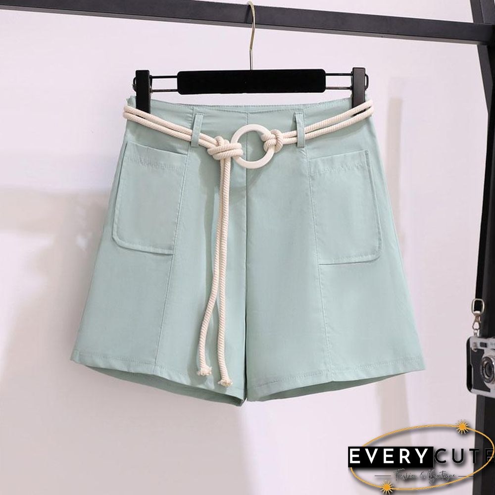 Sun Flower Blouse+Belt Shorts P15711