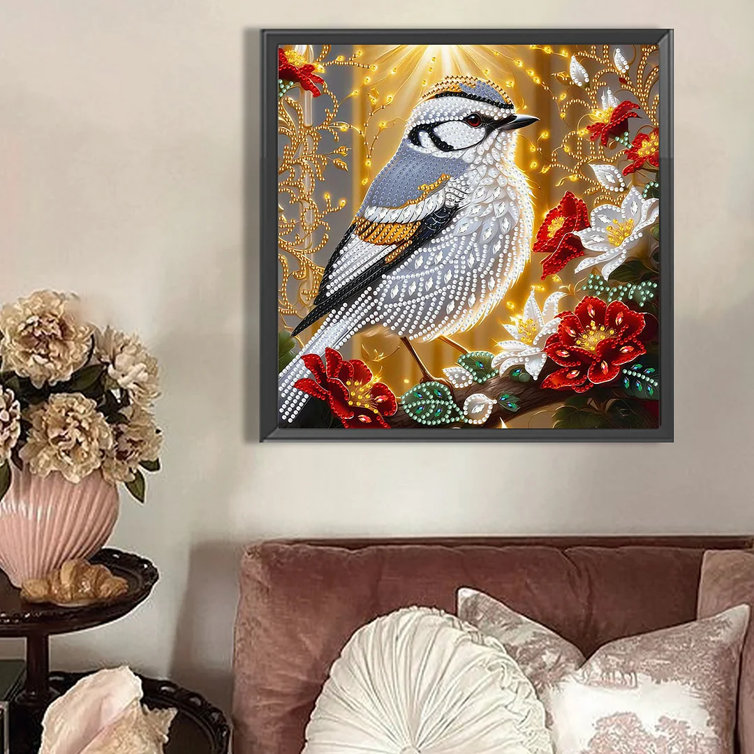 Bird - Partial Special Shaped Drill Diamond Painting Kits (Canvas|30*30cm)