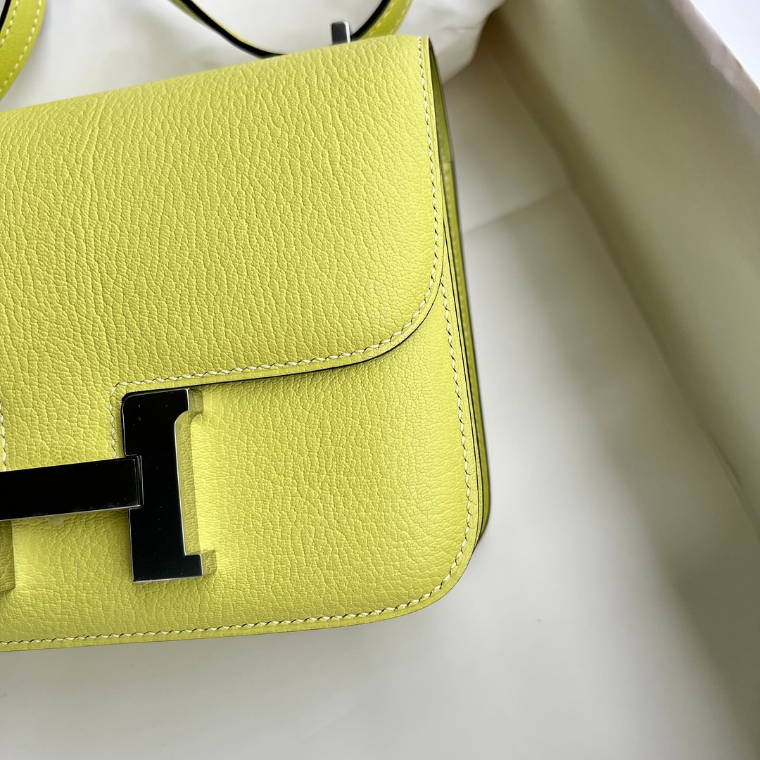 Constance 18CM Chevre goatskin 9RLime PHW