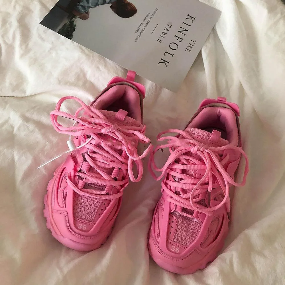 Brand Design Chunky Sneakers for Women 2021 Summer Women's Colorful Shoes Breathable Lightweight Ladies Dad Shoes Classic Shoe