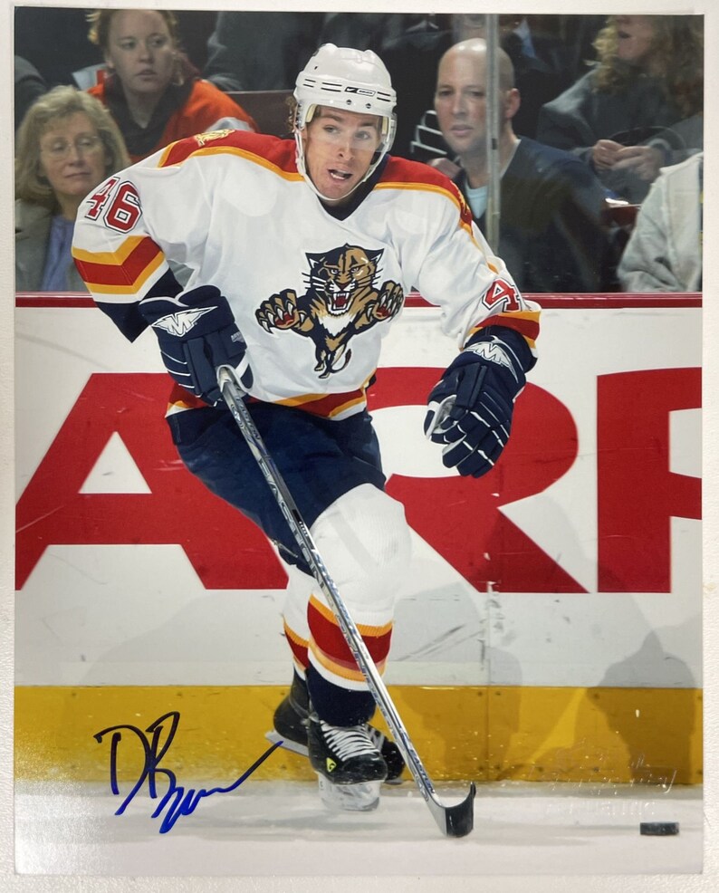 David Booth Signed Autographed Glossy 8x10 Photo Poster painting Florida Panthers - COA Matching Holograms