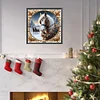 Diamond Painting-5D Full Round Drill Xmas Horse(40*40 CM)