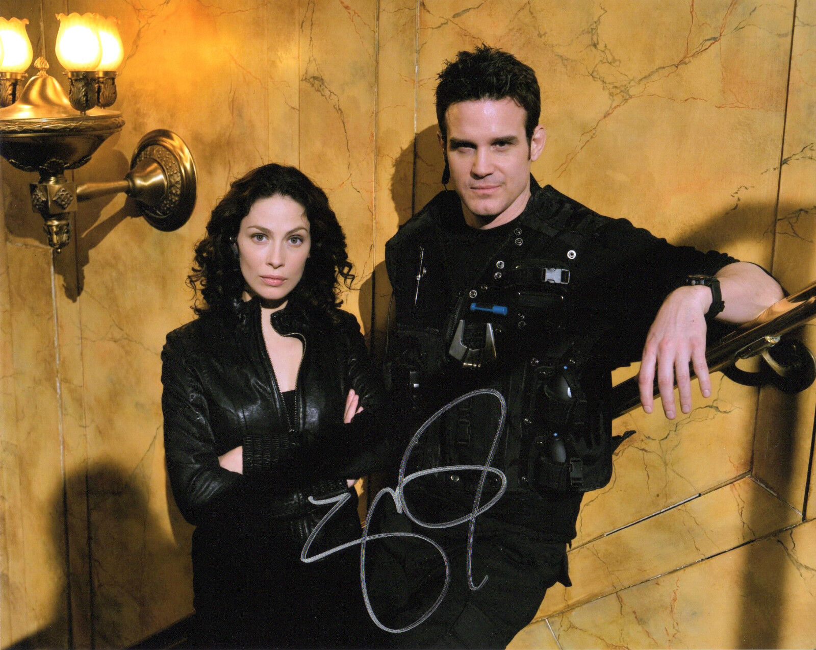 GFA Warehouse 13 * EDDIE McCLINTOCK * Signed 8x10 Photo Poster painting E3 COA